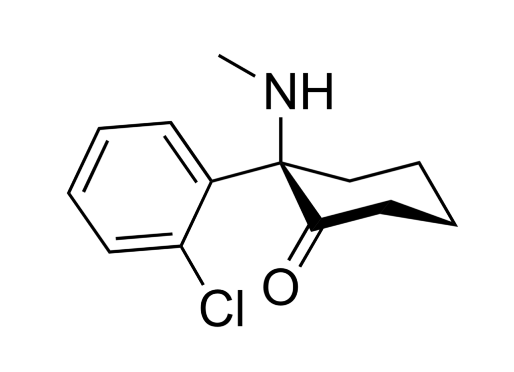 R-ketamine molecular structure