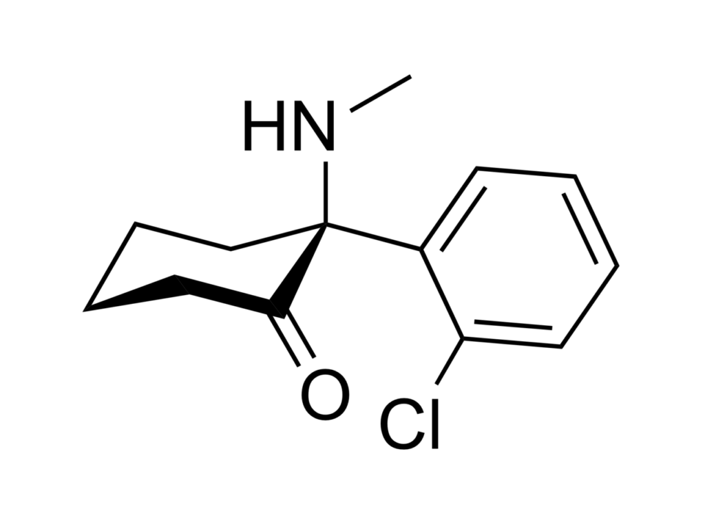 S-ketamine molecular structure